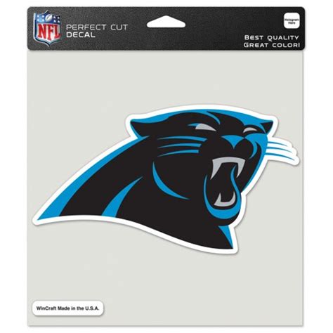 Carolina Panthers Decal 8x8 Die Cut Color Sports Fan Shop