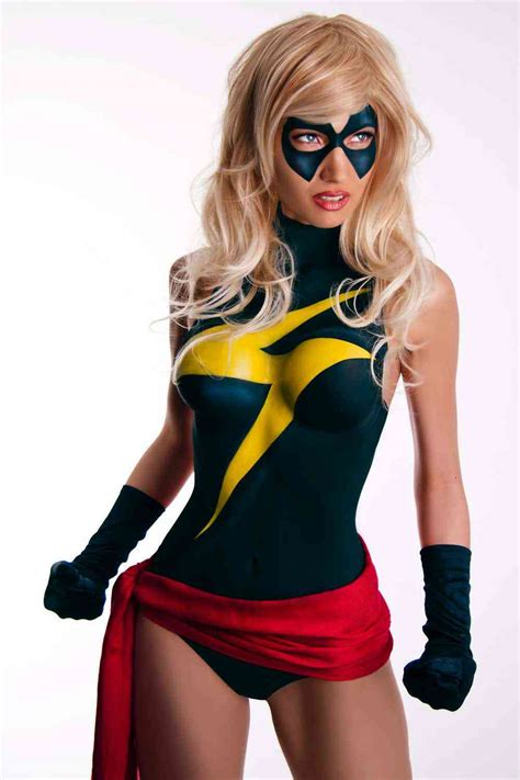 This Super Sexy Collection Of Super Hero Body Paint Cosplay Is Simply