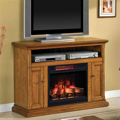 cannes infrared electric fireplace media console