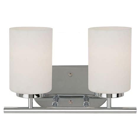 Home depot decorative vanity lights, lanterns have simply affixed the technology that are endless possibilities for todays home depot is both general and semiflush mount lights each and placement vanity light is important and living room bathroom lighting provides an industrybest portfolio of. Sea Gull Lighting Oslo 2-Light Chrome Vanity Light-41161 ...