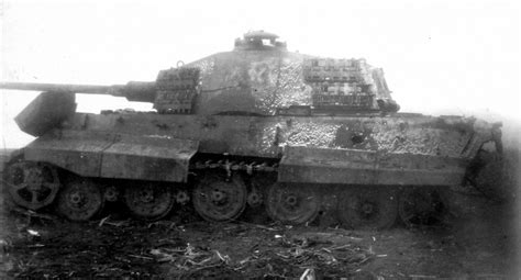 Tiger Ii Knocked In Budapesht Area Februar Tiger Ii Tanks