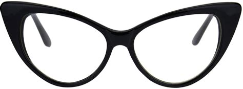 classic womens gothic clear lens cat eye glasses black clothing cat eye glasses