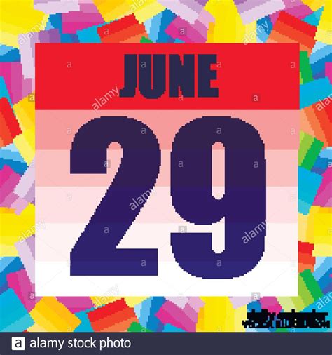 Download This Stock Vector June 29 Icon For Planning Important Day