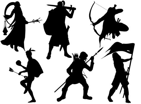 Character Silhouettes By Sleer40k On Deviantart