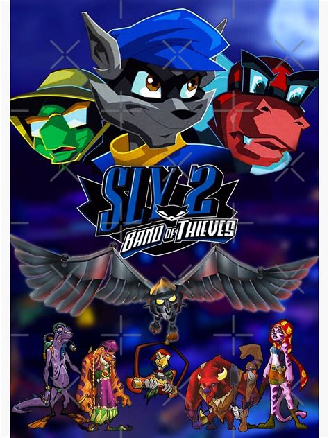 Sly 2 Band Of Thieves Klaww Gang Poster For Sale By Daxtermaster