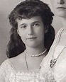 Close up detail of Grand Duchess Anastasia Nikolaevna of Russia, an ...