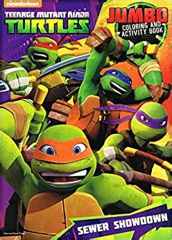 Creasing to cover corner edges. Nickelodeon Teenage Mutant Ninja Turtles Jumbo Coloring ...