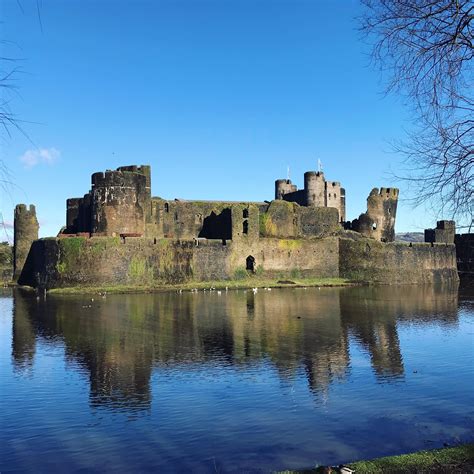 13th Century Caerphilly Castle The Biggest Castle In