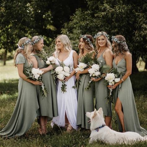 Vestido Verde Oliva Longo Modelos Para Madrinhas De Casamento E