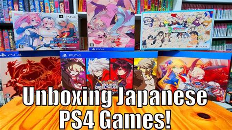 Unboxing Japanese Ps4 Box Sets Youtube