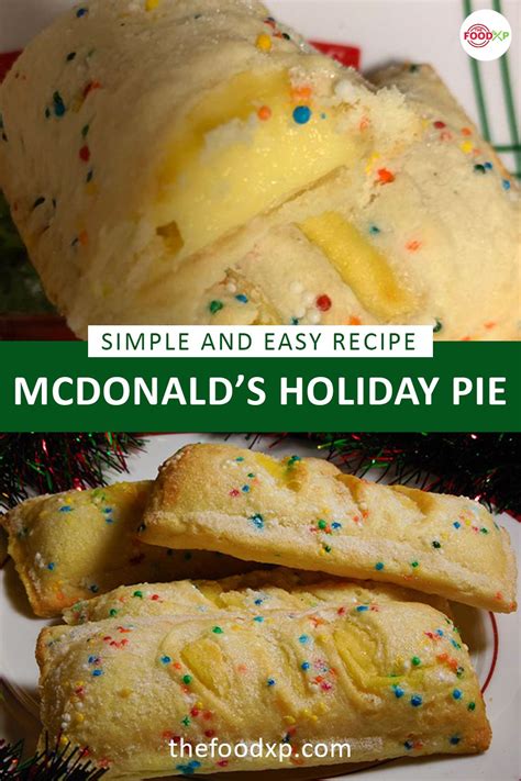 Holiday Pies Mcdonalds Recipe Holiday Pies Recipes Mcdonalds Recipes