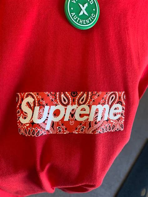 Supreme Supreme Red Bandana Box Logo Grailed