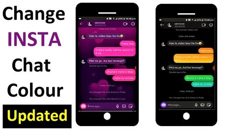 How To Change Instagram Message Color Change The Chat Theme On