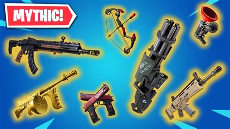 Mythic Weapons Only Challenge Fortnite Youtube