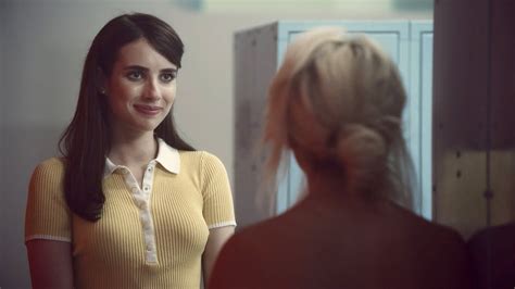 Emma Roberts Ahs 1984 Shower Scene 1080p Youtube