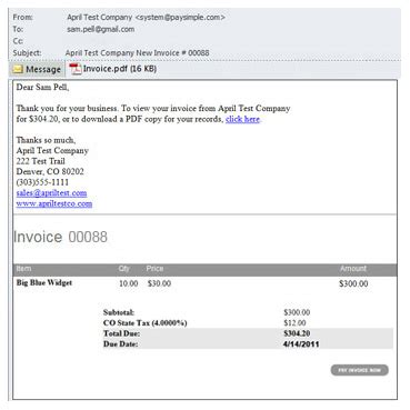 Writing an invoice doesn't have to be complicated. Invoice Emails