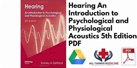 Hearing An Introduction To Psychological And Physiological Acoustics