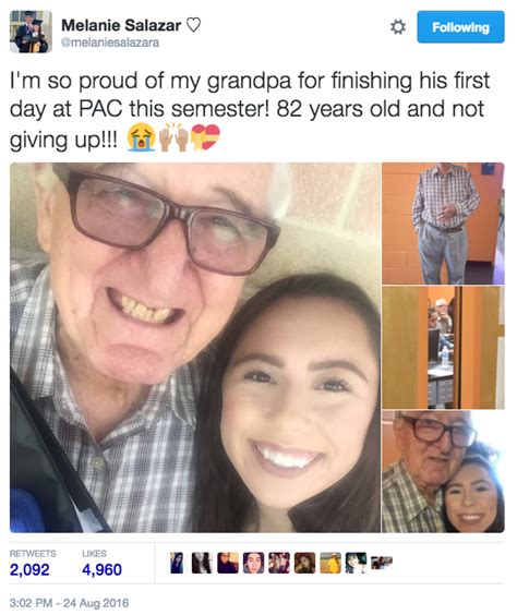 People Are Inspired By This Girl And Her Grandpa Going To College