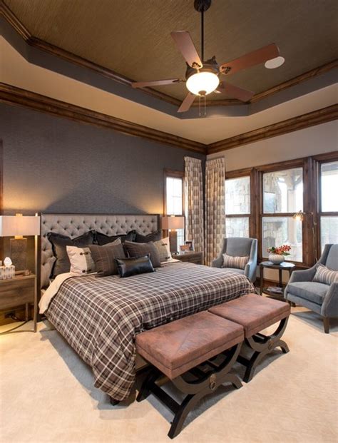 Modern Rustic Master Retreat Rustic Bedroom By Baker Design Group