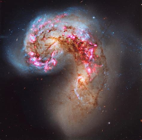 The Antennae Galaxies Also Known As Photograph By Roberto Colombari