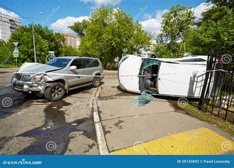accident on the road background stock image 180006265