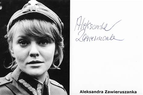 Aleksandra Zawieruszanka Autograf Niska Cena Na Allegropl