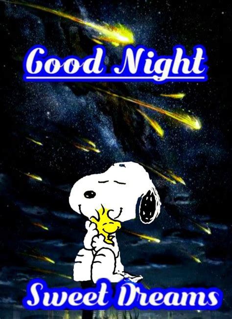 スヌーピーgood Night Good Night Sweet Dreams Snoopy Pictures Bear Hug