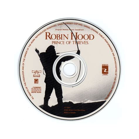 Robin Hood Prince Of Thieves Soundtrack Cd Cinéma Passion