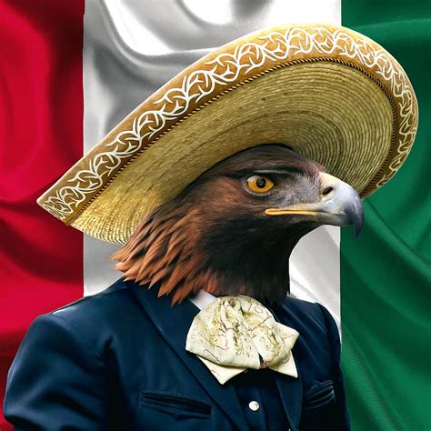 Mexico Mexican Golden Eagle Hat Symbol Flag Bird Emblem