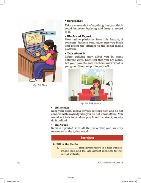 Ncert Book Class 9 Ict Chapter 7 Safety And Security In The Cyber World