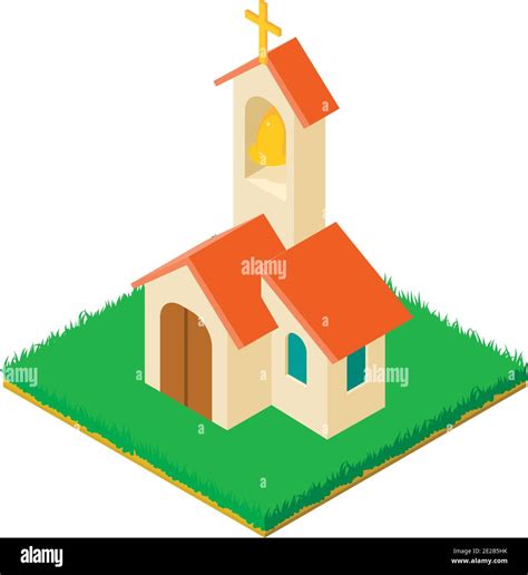 Wedding Church Icon Isometric Illustration Of Wedding Church Vector