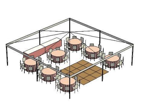 50 Guest Reception Seating Big Tent Events