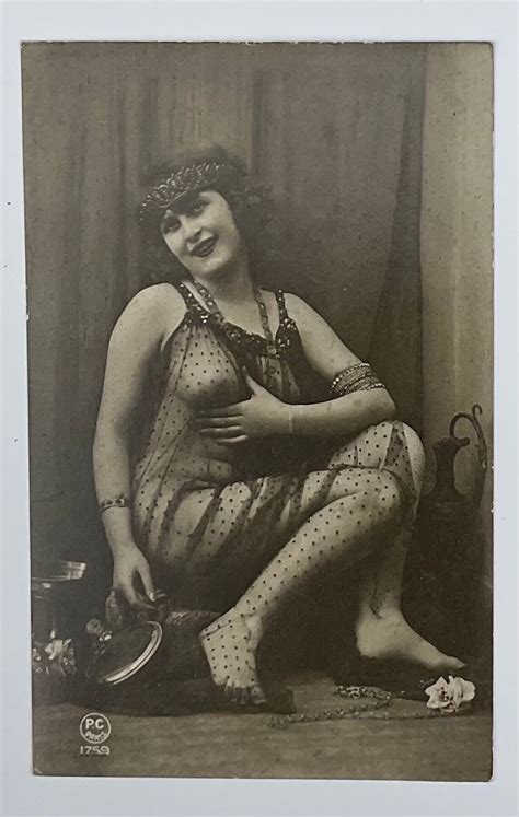 Original Art Deco Risqu French Postcard A Real Photograph Of Etsy