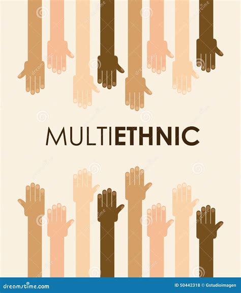Comunidad Multiétnica Ilustración Del Vector Ilustración De Figura