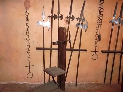 Torture Medieval Chains Arms 12 Inch By 18 Inch Laminated Poster With