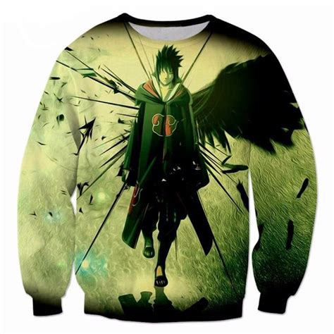 Sasuke Uchiha Darkness Avenger Naruto Anime Cool 3d Sweatshirt Saiyan
