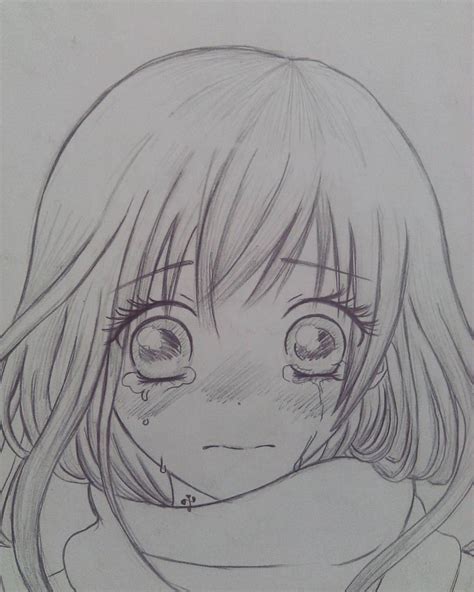 Anime Crying Drawing Reference And Sketches For Artists