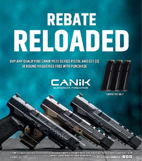 Canik Magazine Rebate