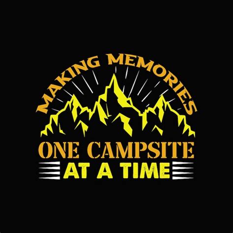 Premium Vector Camping T Shirt Design