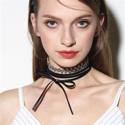 2017 Angel Girl Sexy Personal Multilayer Leather Chain Choker Necklace