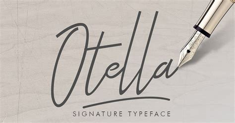 Every font is free to download! Otella Signature Font Free Download | Free Script Fonts