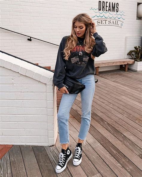 Pin By Miriambouzamanzano On Looks Converse High Tops Outfit Black