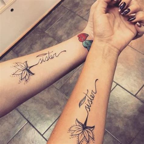 54 Cool Sister Tattoo Ideas To Show Your Bond Page 51 Of 54 Sister