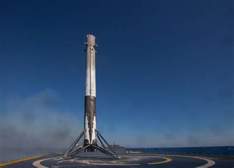 Spacex Releases More Images Of The Falcon 9 First Stage Landing Spaceref