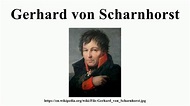 Gerhard von Scharnhorst - YouTube