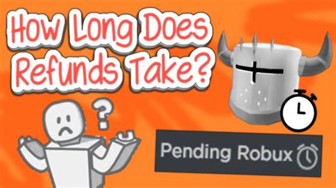 How Long Does Pending Robux Take From Refunds On Roblox Youtube