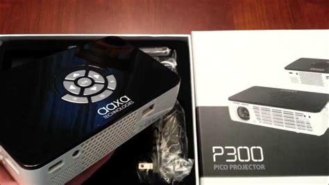 First Look At The Aaxa Technologies P300 Pico Projector Youtube
