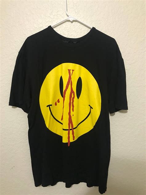 Vlone Vlone Bloody Smiley Face T Shirt Rare Grailed