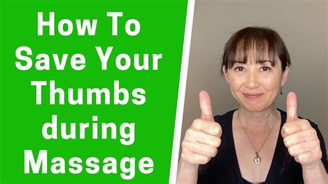 Massage Monday 540 How To Save Your Thumbs During Massage In 2021 How To Massage Yourself