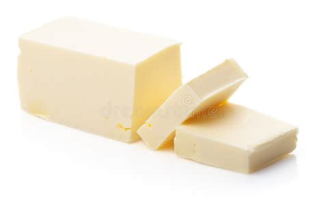 Butter Isolated On White Stock Photo Image Of Stick 30880388